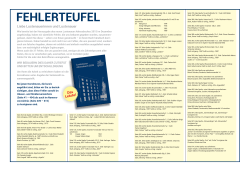 fehlerteufel - Lustenauer Adressbuch 2015