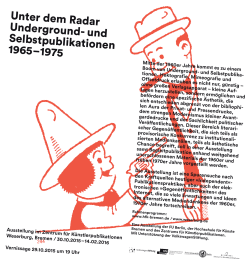Unter dem Radar Underground- und Selbstpublikationen 1965 – 1975