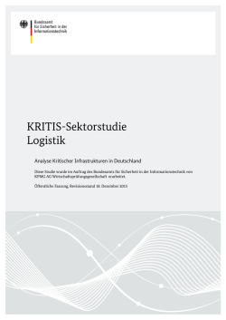 Technology Risk Radar: Third Edition – Corporates - Kritis