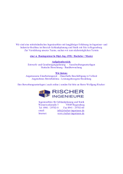 Info zum - Rischer Ingenieure