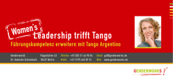 Leadership trifft Tango
