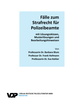 als PDF-Datei herunterladen - Verlag Deutsche Polizeiliteratur GmbH