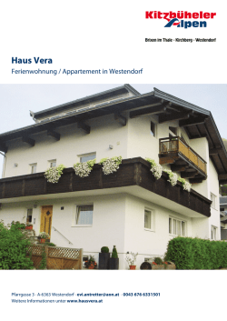 Haus Vera in Westendorf