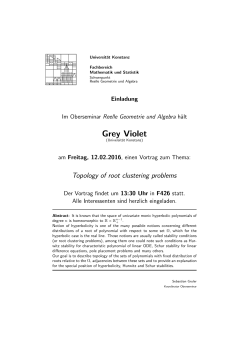 Grey Violet - FB Mathematik und Statistik