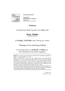 Grey Violet - FB Mathematik und Statistik