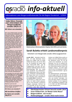 info-aktuell - osradio 104,8