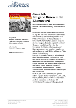 Ich gebe Ihnen mein Ehrenwort!
