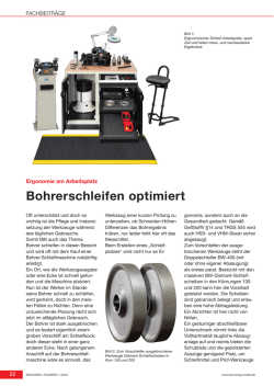 Bohrerschleifen optimiert