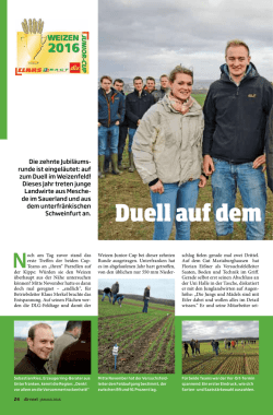 Duell auf dem Weizenfeld