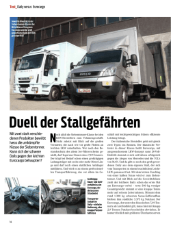 Duell der Stallgef&auml;hrten - KFZ