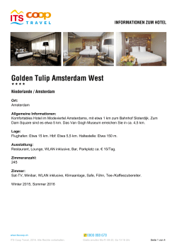 Golden Tulip Amsterdam West