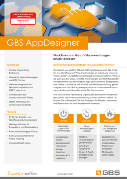 GBS AppDesigner