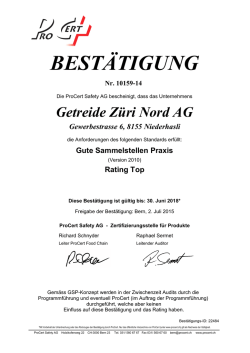 Gute Sammelstellen Praxis