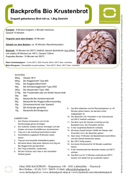 Backprofis Bio Krustenbrot