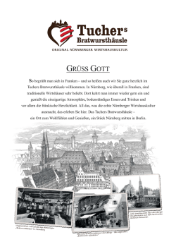 Menü in PDF - Nürnberger Wirtshaus Berlin