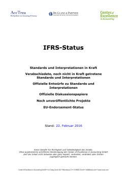 IFRS-Status