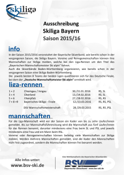 info mannschaften liga-rennen - ASV