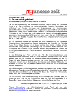 In Essen wird gefeiert - FG BRD