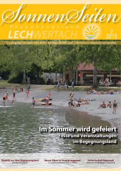 Im Sommer wird gefeiert