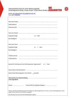 Interessenbekundung