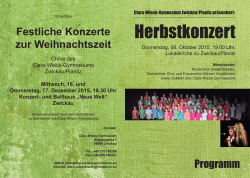 Herbstkonzert