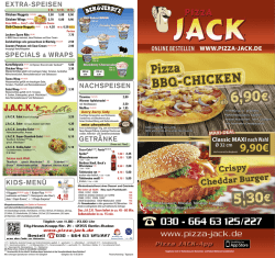 4,40 - Pizza Jack