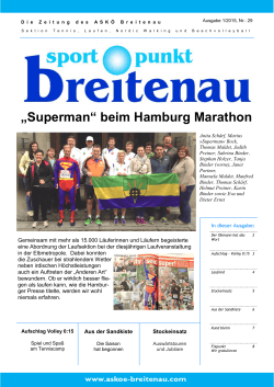 „Superman“ beim Hamburg Marathon