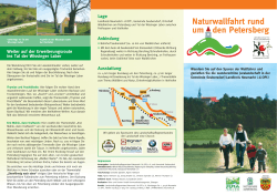 Naturwallfahrt - Tourismus im Landkreis Neumarkt