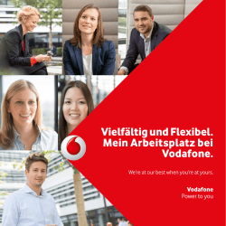 Dein Arbeitsplatz bei Vodafone