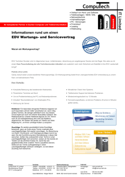 EDV Wartungs - CompuTech IT Ltd