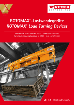 ROTOMAX - VETTER Krantechnik GmbH