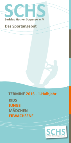 TERMINE 2016 - Surfclub Hachen