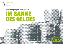 IM BANNE DES GELDES