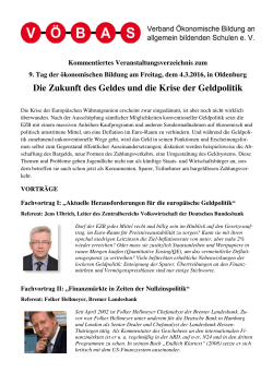 Die Zukunft des Geldes und die Krise der Geldpolitik