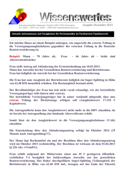 Ich m&ouml;chte Ihnen an einem Beispiel aufzeigen, wie ungerecht die