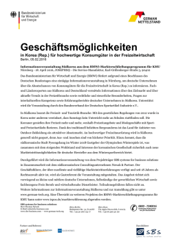 Informationsveranstaltung Suedkorea - AGA