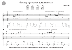 "Workshop Improvisation 2015" von musicworkout.de: Jazz,Rock