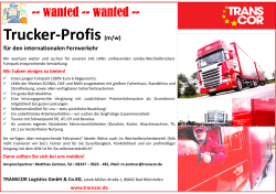 Trucker-Profis(m/w)