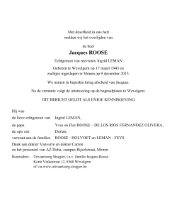 Jacques ROOSE