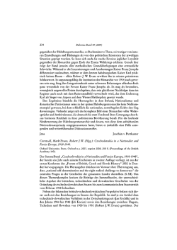 Jena Joachim v. Puttkamer Cornwall, Mark/Evans, Robert J. W. (Hgg