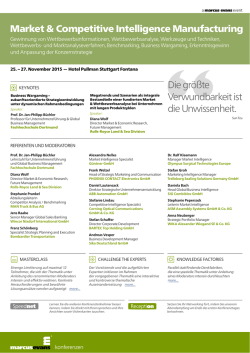 „Business Wargaming – zukunftsorientierte