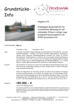 Grundstücks- Info - Brodowski Immobilien GmbH