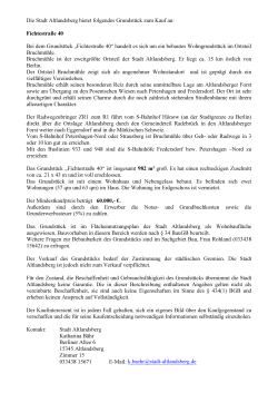 Fichtestra&szlig;e 40 Bei dem Grundst&uuml;ck &bdquo;Fichtestra&szlig;e 40&ldquo;