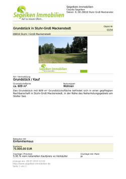 Grundst&uuml;ck in Stuhr-Gro&szlig; Mackenstedt
