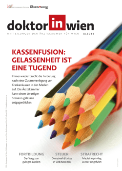 kassenfusion: gelassenheit ist eine tugend