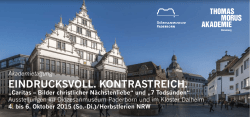 eiNDrucKsVOLL. KONtrastreicH. - CARITAS &middot; N&auml;chstenliebe von