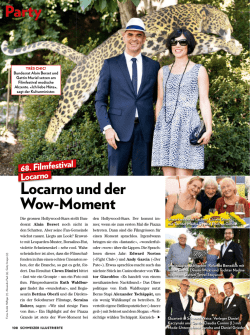 Locarno und der Wow-Moment