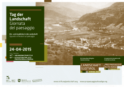 Stiftung Landschaft Südtirol
