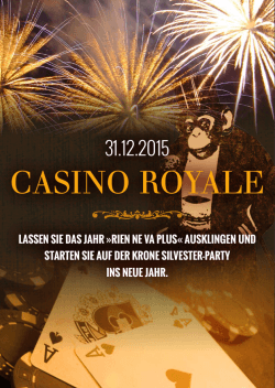 casino royale - Gottlieber Hotel Krone