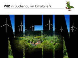 WIR in Buchenau im Eitratal e.V.